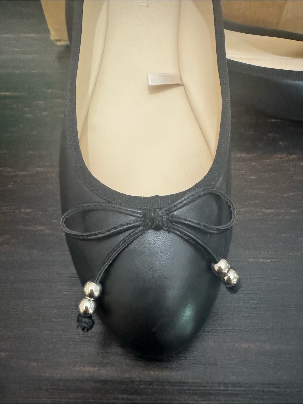 New! Nine West Women's Black Ballet Flat with Bow Detail Size 11 - Picture 3 of 6